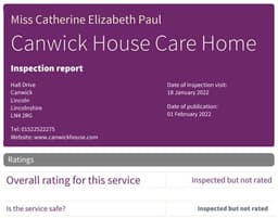 Canwick House Care Home