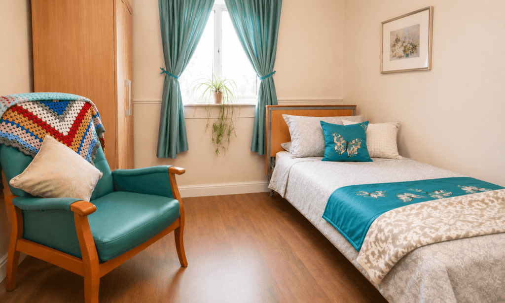 Bedroom at Abbeywell Court