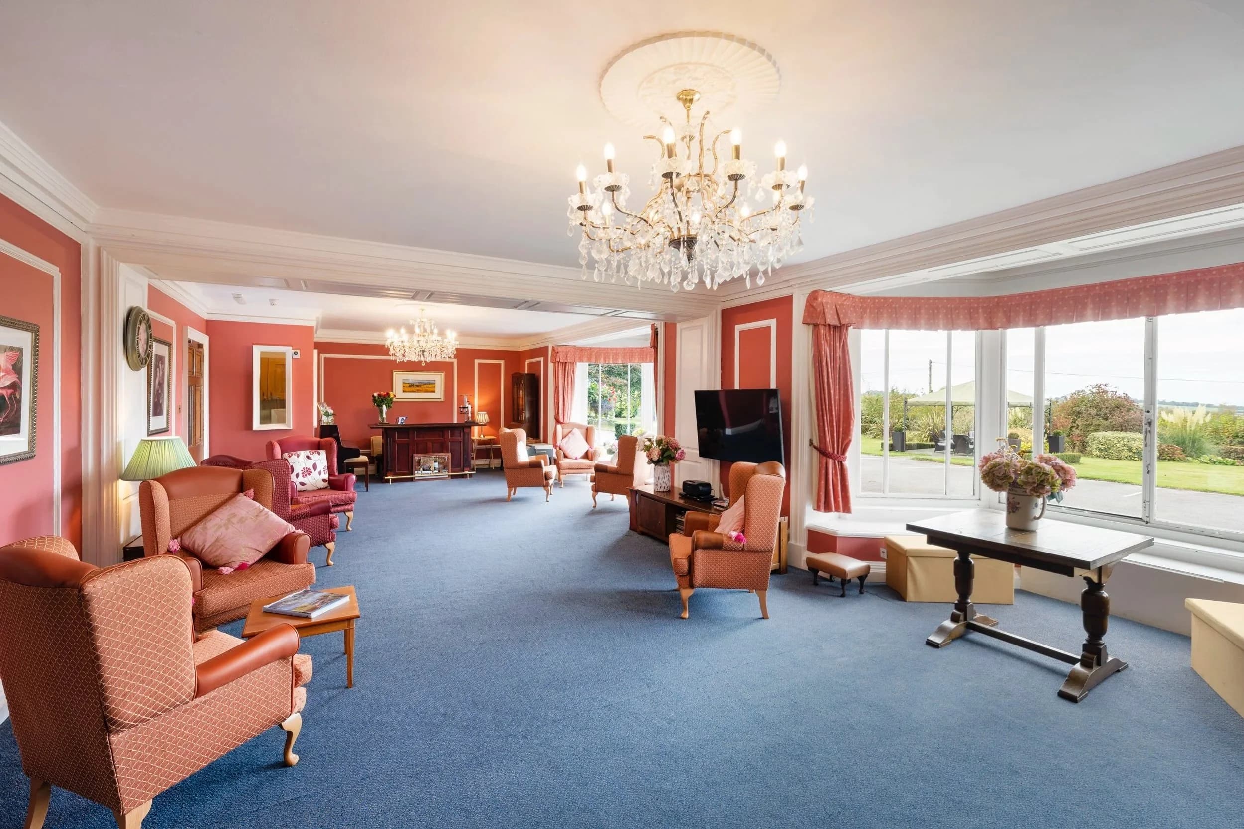 Lounge at Abbots Leigh Manor Nursing Home