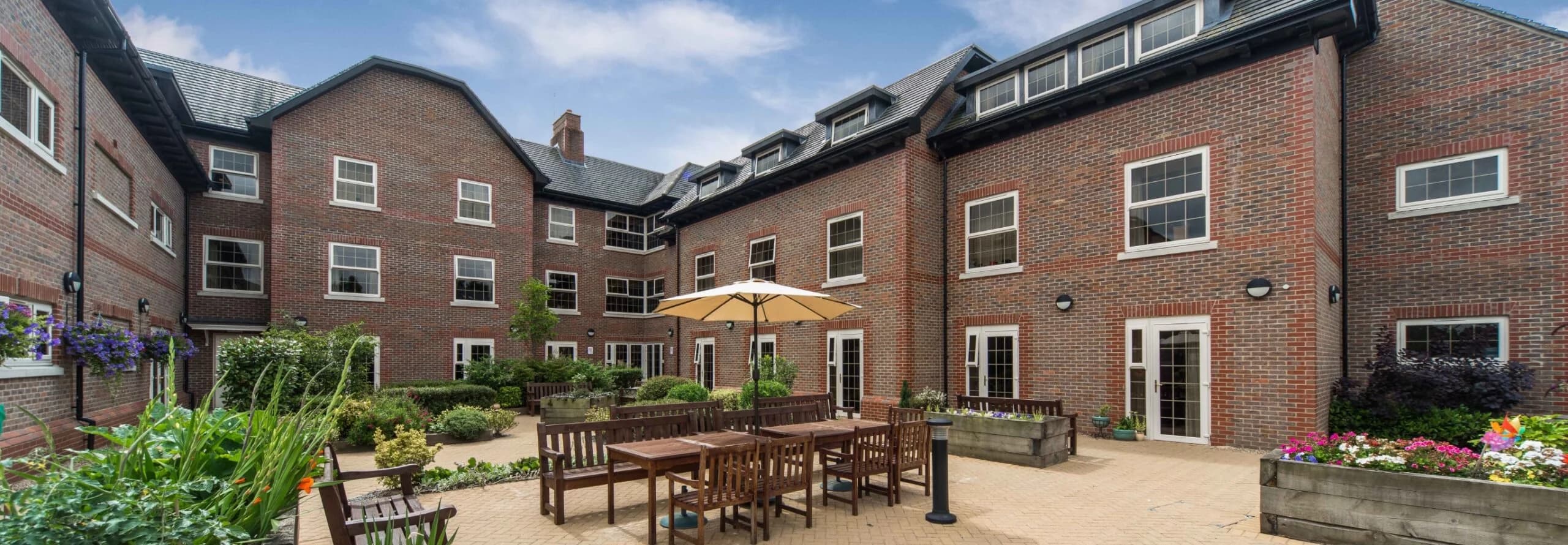 Courtyard at Acacia Mews Care Home
