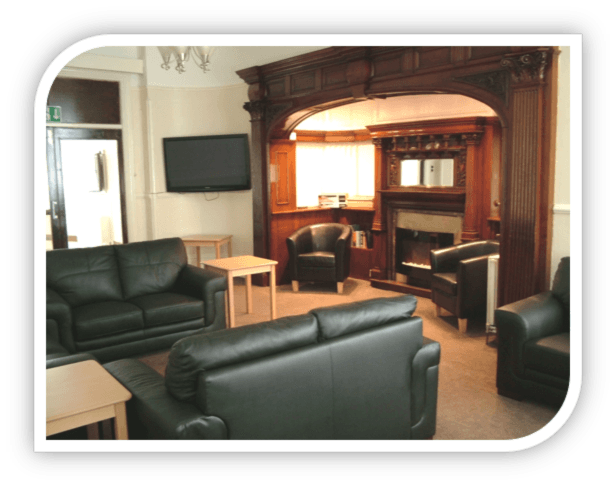 Lounge at Acorn Care Home