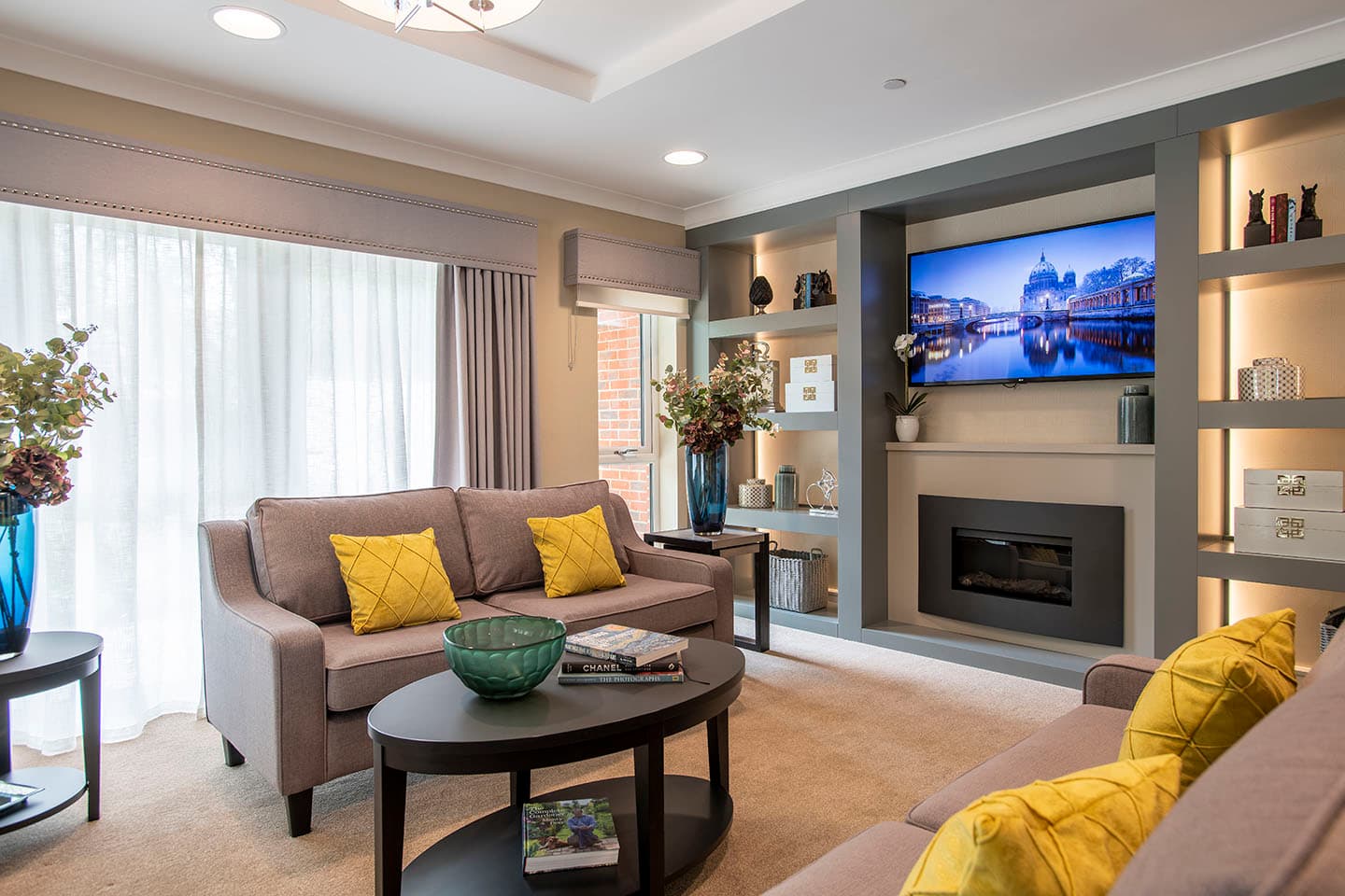 Lounge at Alston House Care Home