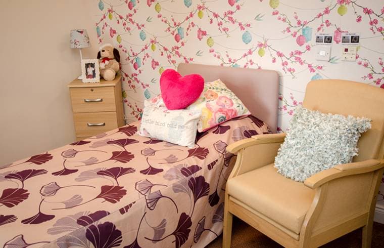 Bedroom at Ashfield Court