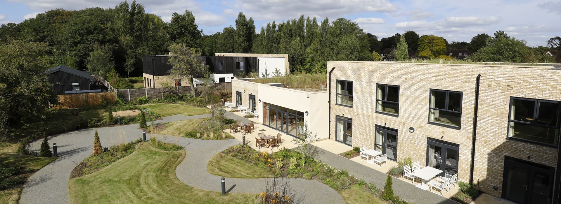 Exterior and garden at Ashton Meadows Nursing Home