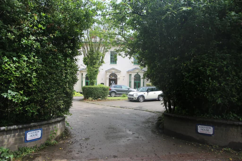 Entrance at Ashview House Residential Care Home