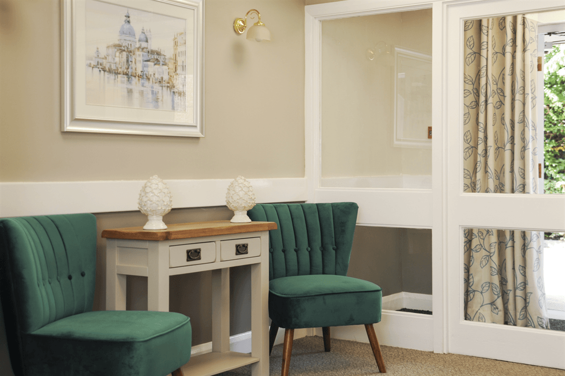 Seating area at Avebury House