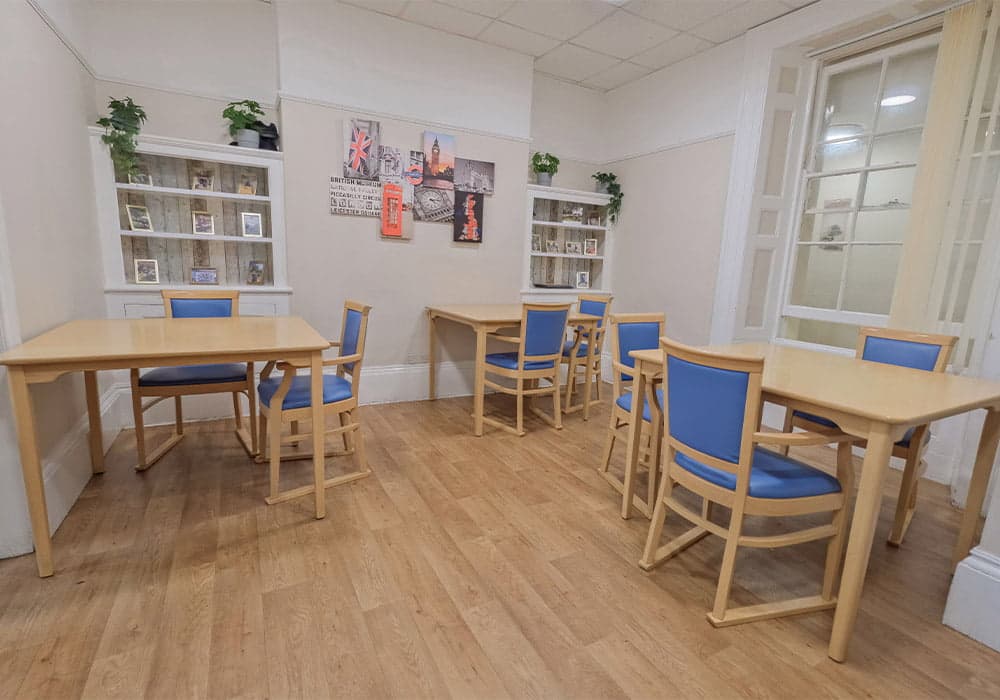 Dining room at Balmain Care Home