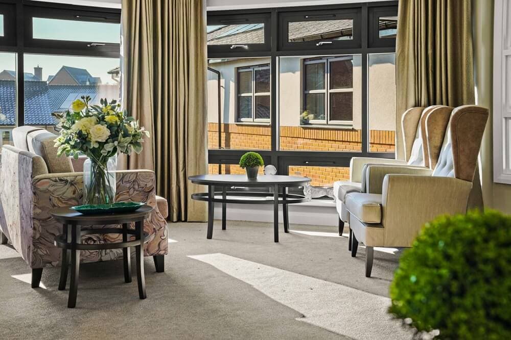 Lounge at Barton Manor Care Home