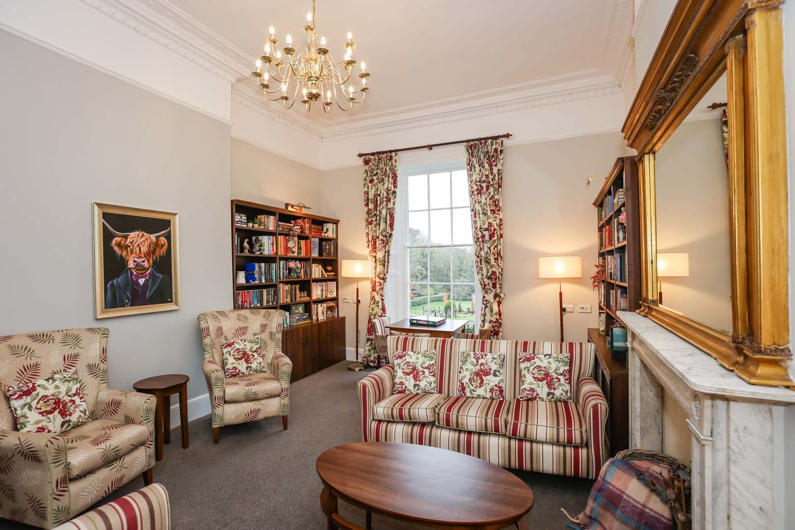 Lounge at Beauchamp House Nursing Home