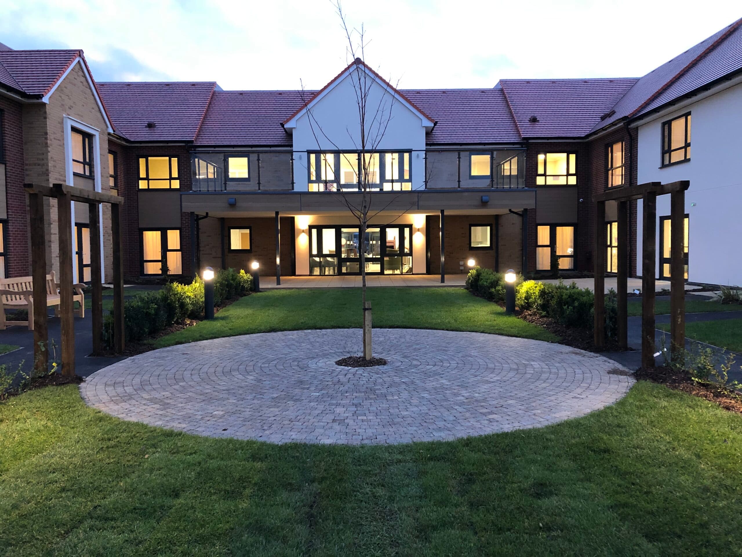 Garden at Bishop's Cleeve Care Home