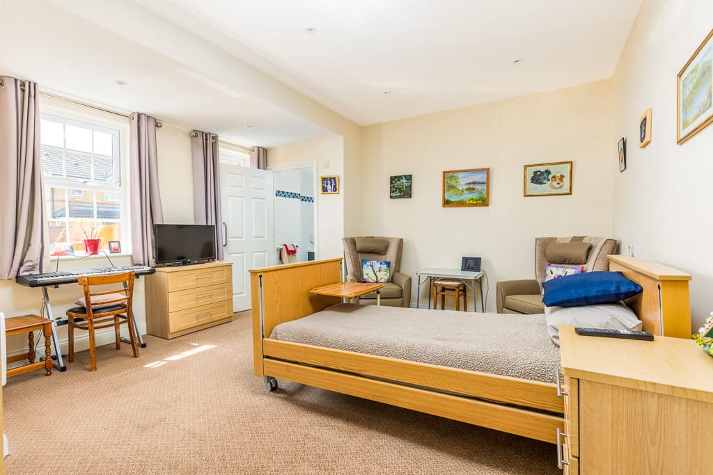 Bedroom at Blair Park Residential Care Home