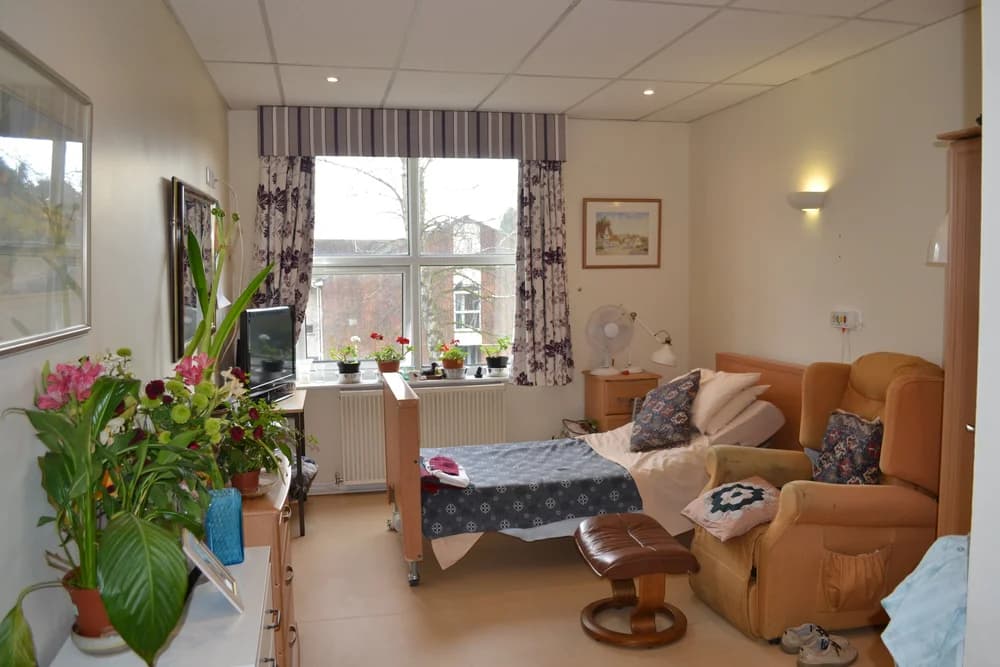 Bedroom at Bosworth Court Care Home
