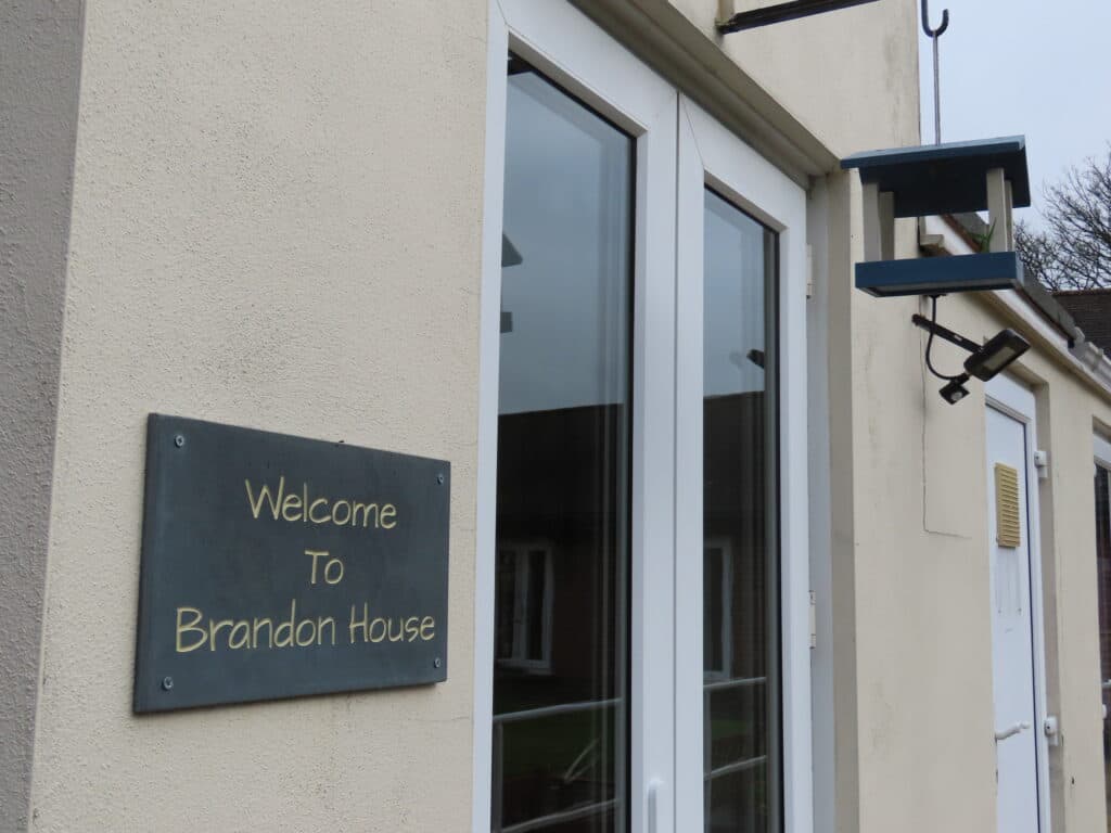 Entrance to Brandon House