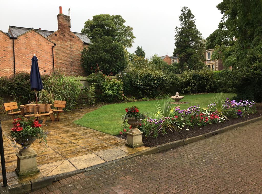 Garden at Burlington Hall Care Home