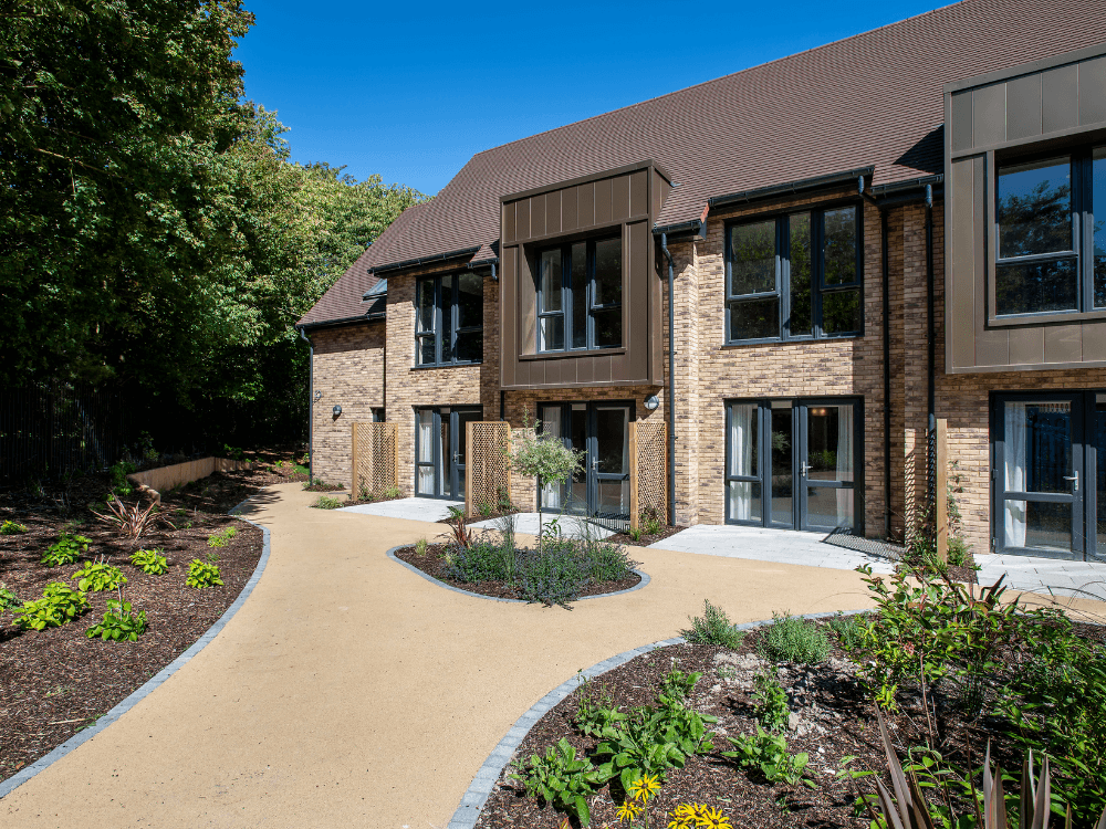 Exterior and garden at Cambridge Grove Care Home