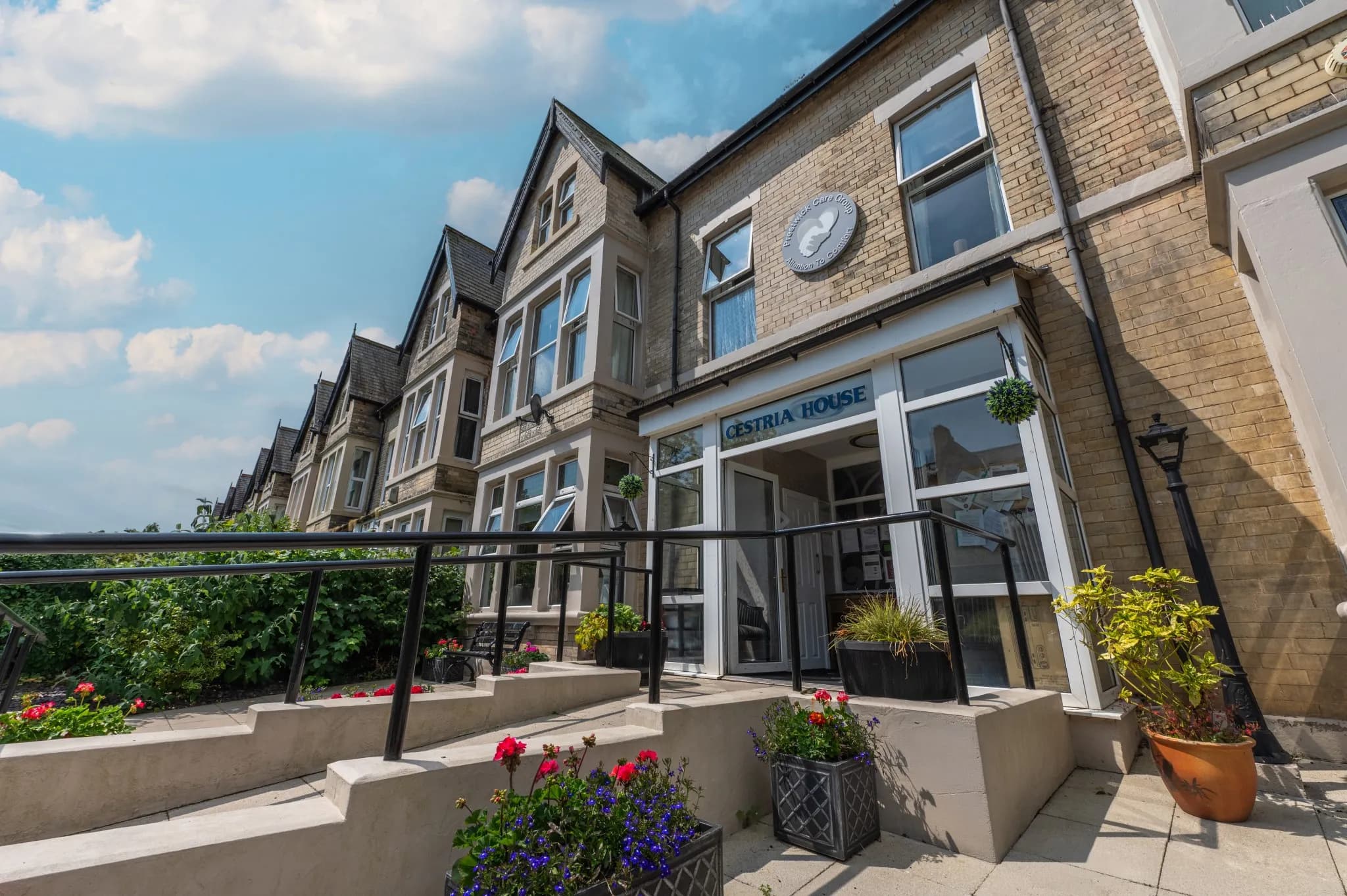 Entrance at Cestria House Residential Home