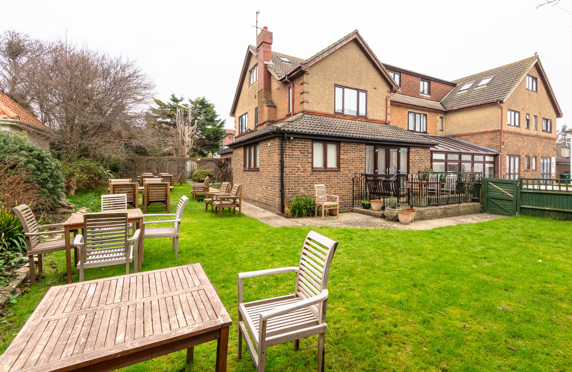 Exterior and garden at Charles Lodge