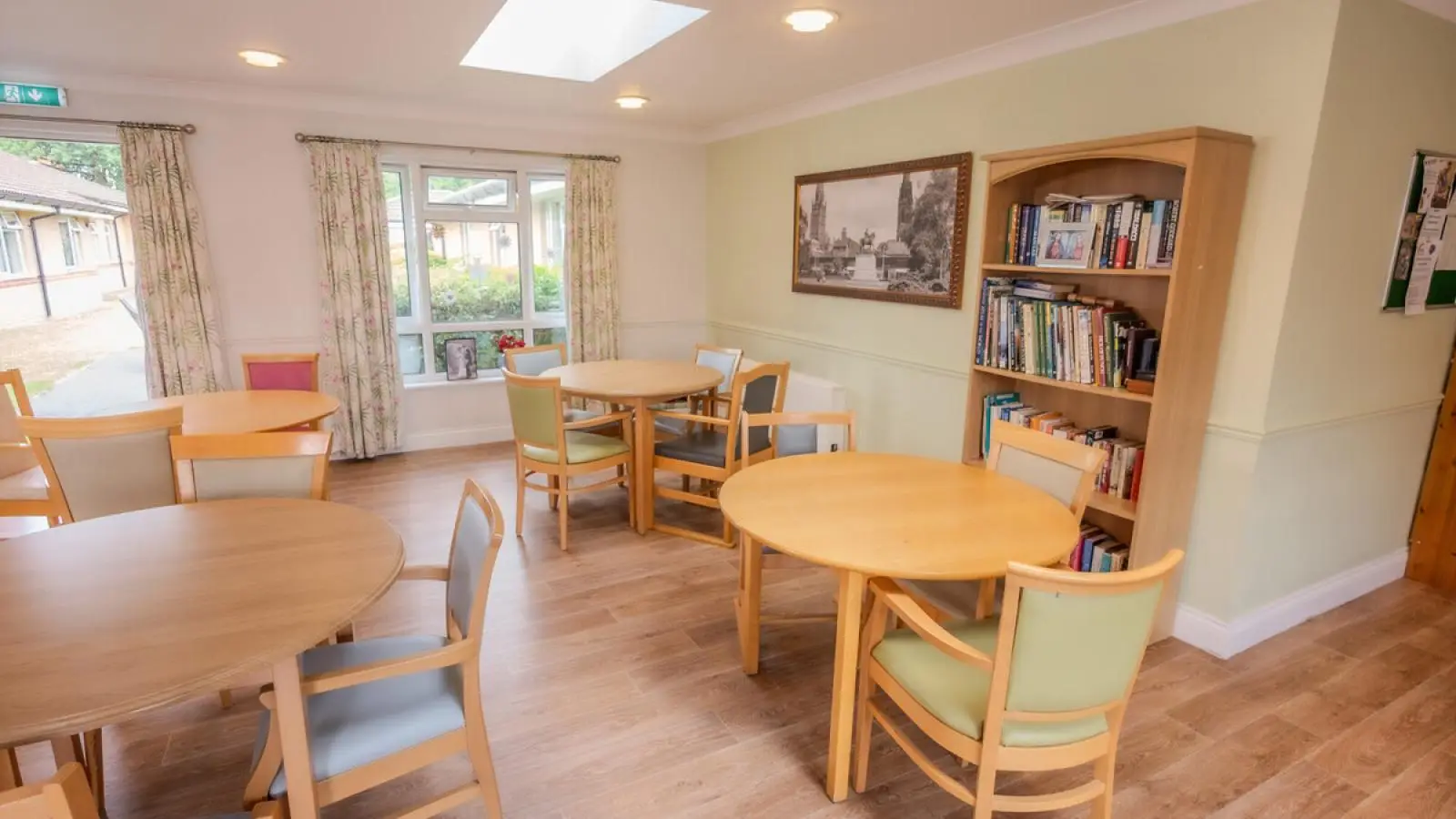 Communal room at Charnwood House