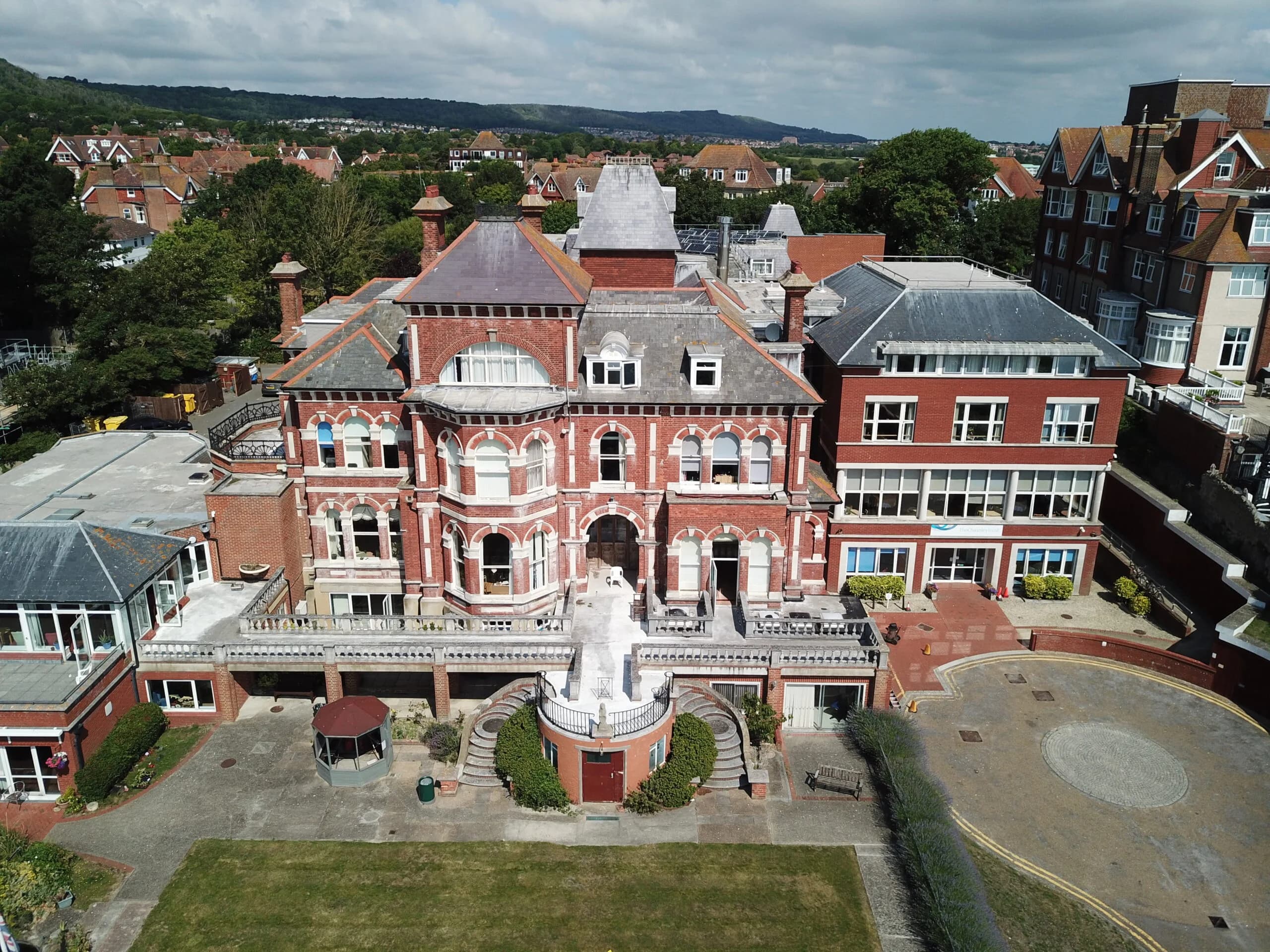 Aerial exterior at Chaseley
