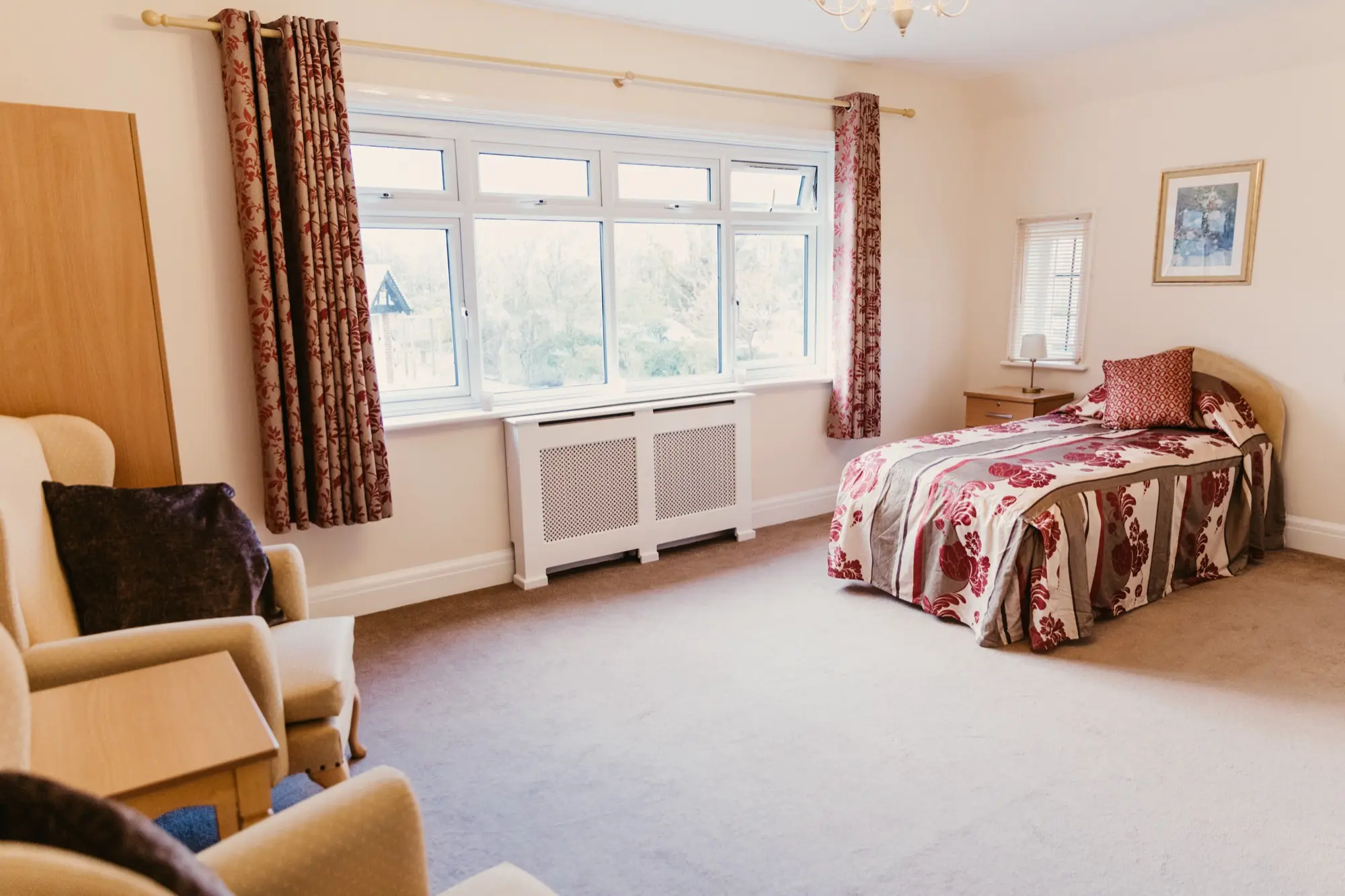 Bedroom at Cheriton Care Home