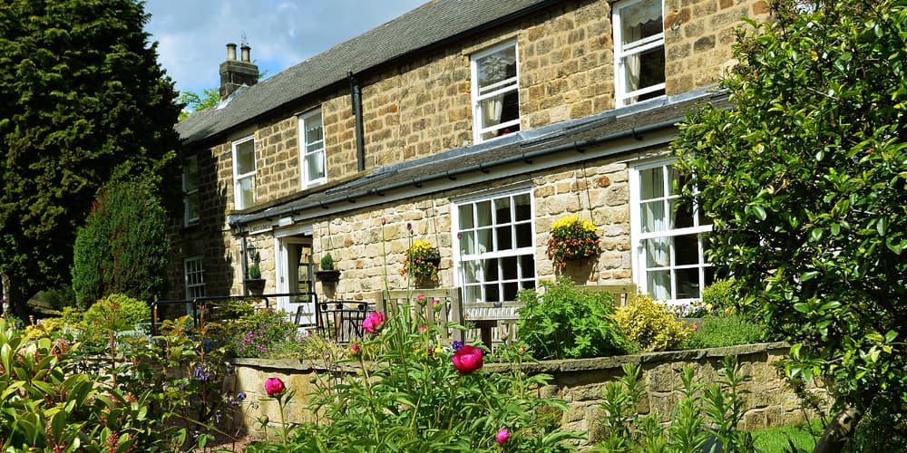 Exterior and garden at Craghall Residential Home