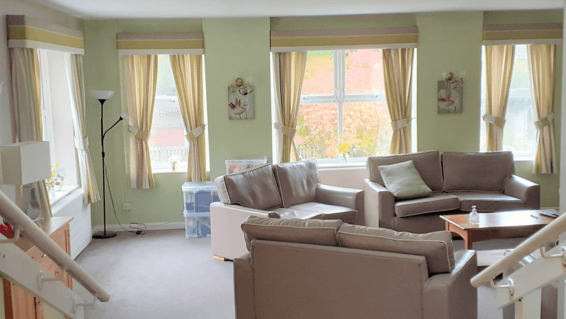 Lounge at Daisy Vale House