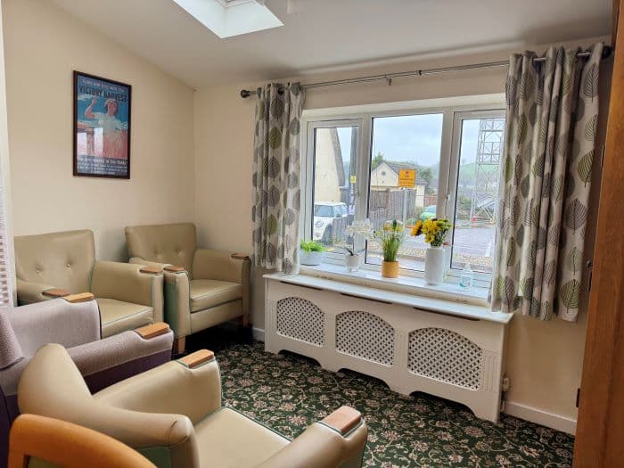 Lounge at Doveridge Care Home