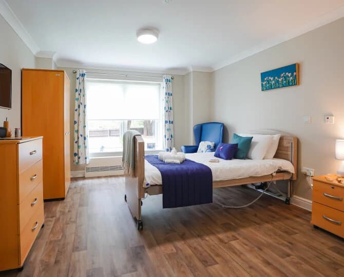 Bedroom at Downham Grange