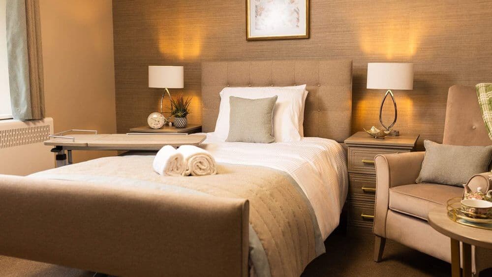 Bedroom at Ferfoot Care Home