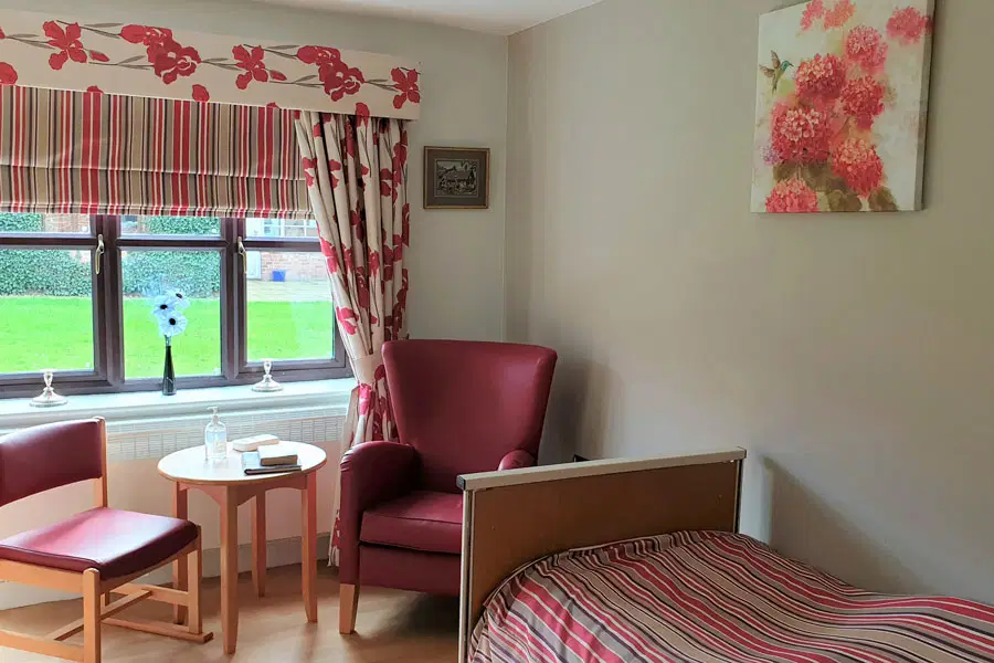 Bedroom at Grangewood Lodge Residential Home