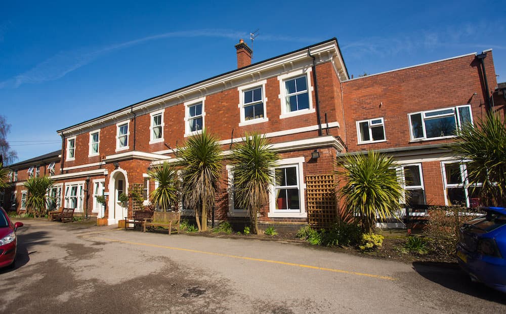 Exterior at Hammerwich Hall Care Home