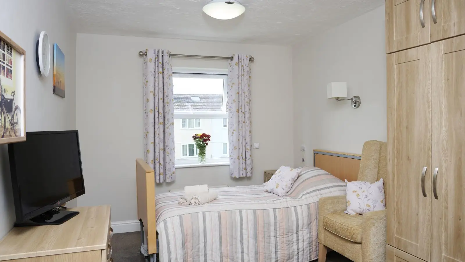 Bedroom at Hartcliffe Nursing Home