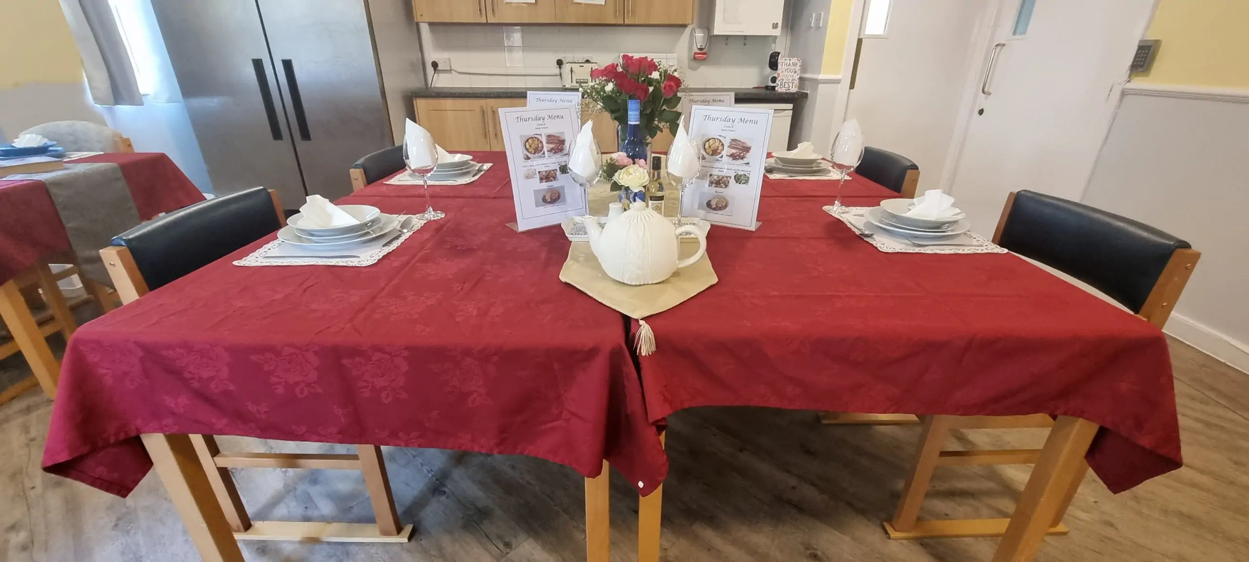 Dining room at Hilltop Court Nursing Home