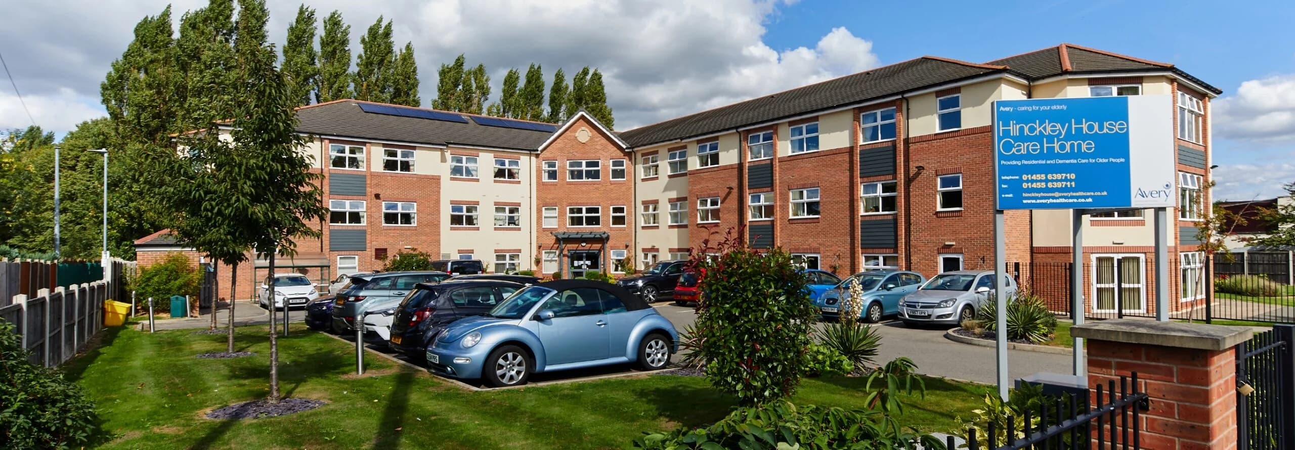 Exterior at Hinckley House Care Home