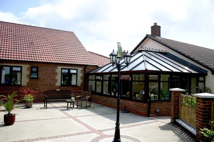 Courtyard at Holme Farm Residential Home