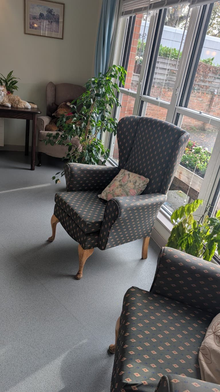 Lounge at Holywell Nursing Home