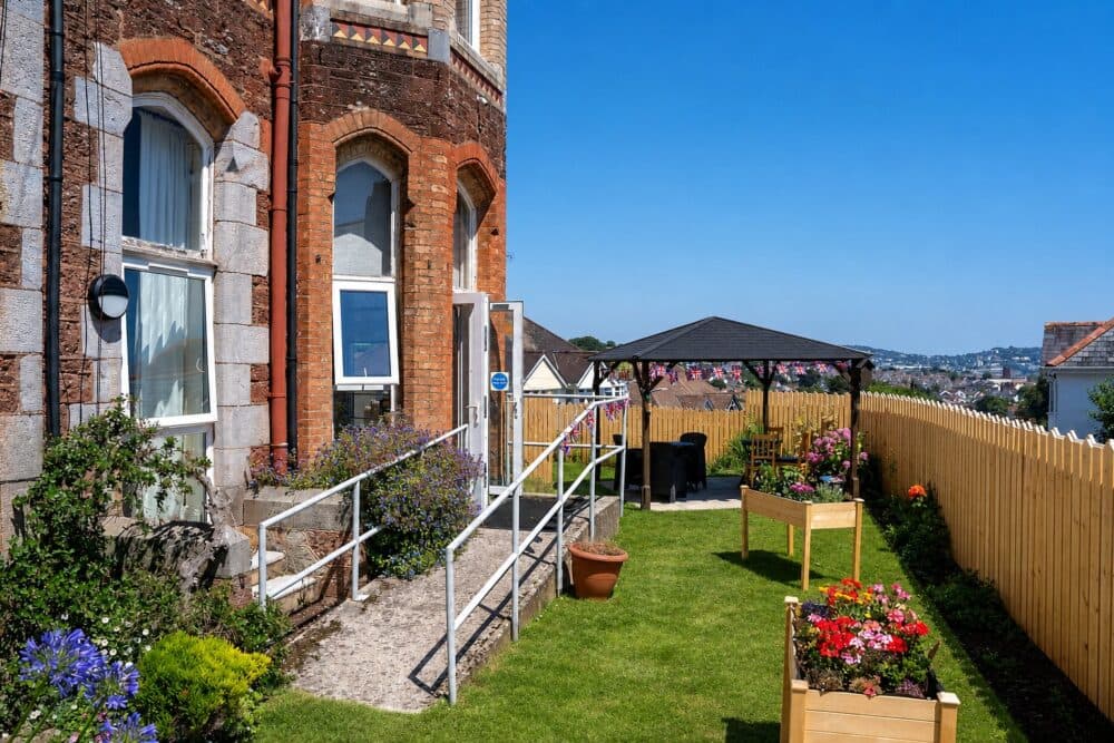 Exterior and garden at Kingsmount Residential Home