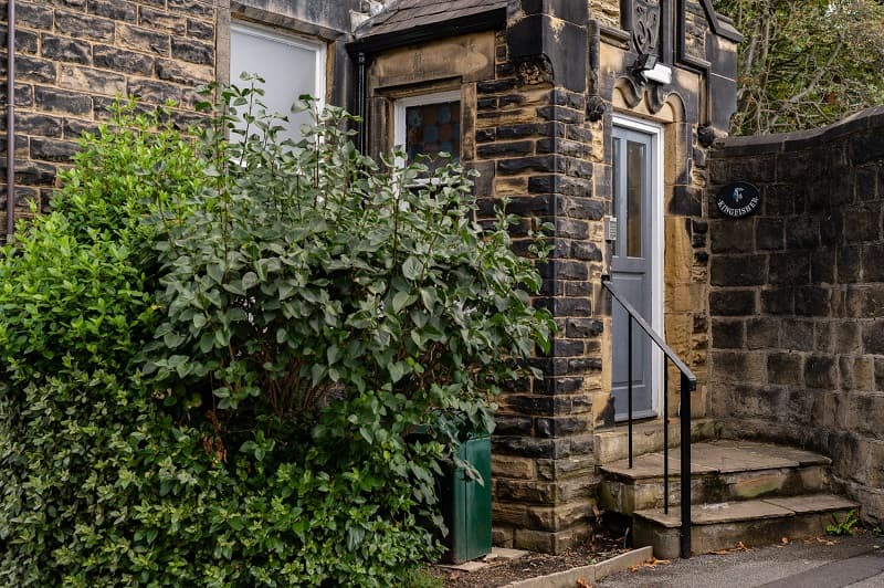 Entrance at Kirkside Lodge