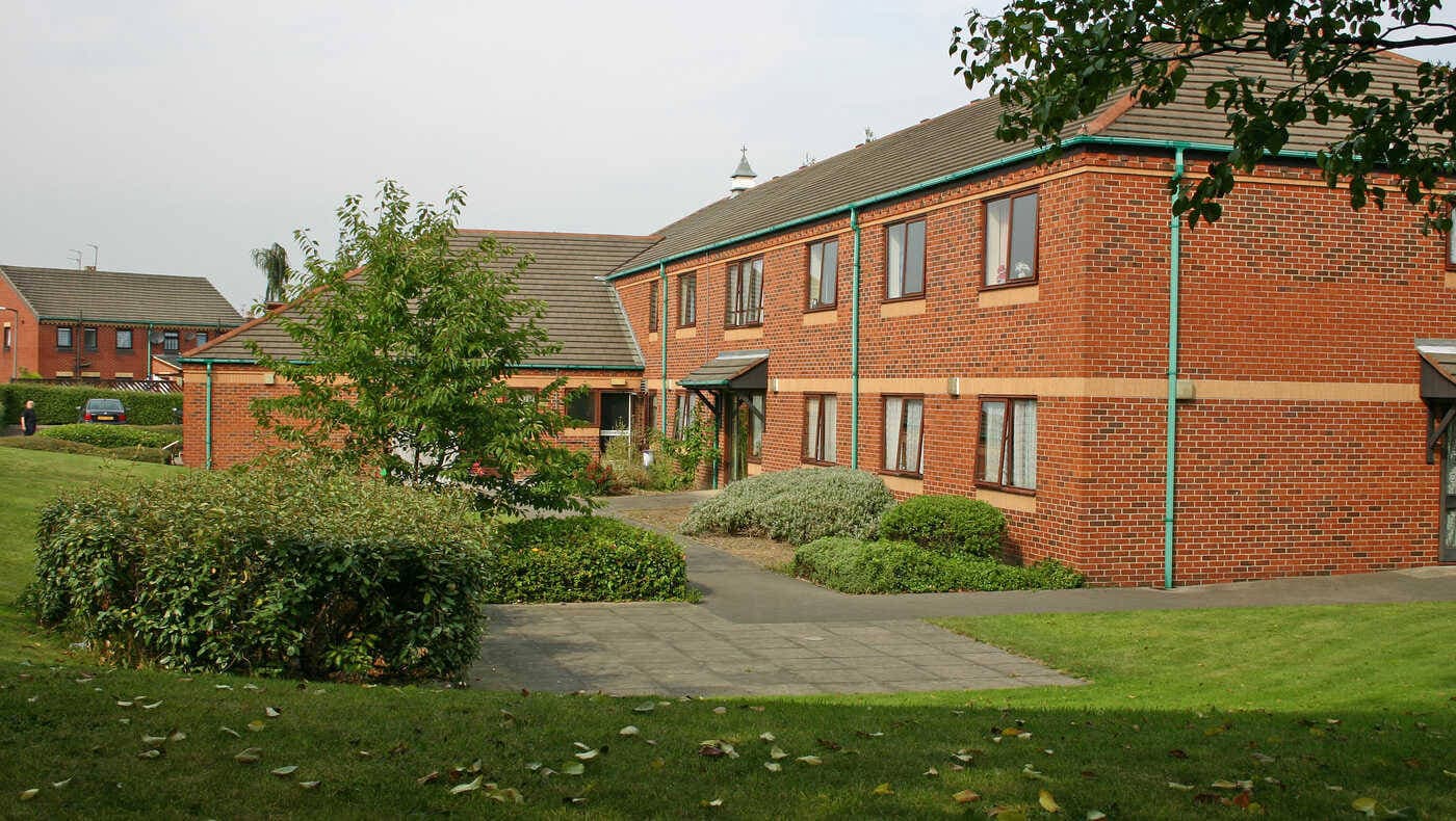Exterior and grounds at Larchfield