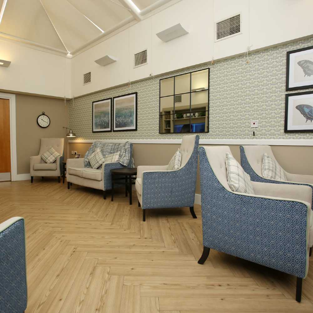 Lounge at Little Croft Care Home