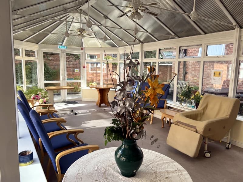Conservatory at London Road Specialist Nursing Home
