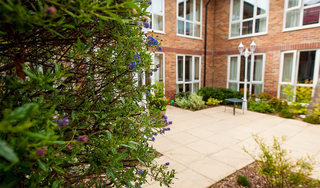 Courtyard at Maiden Castle House