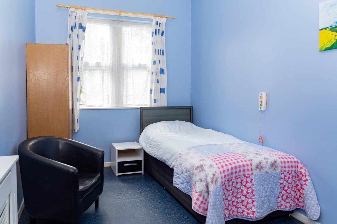 Bedroom at Manor Park Care Home