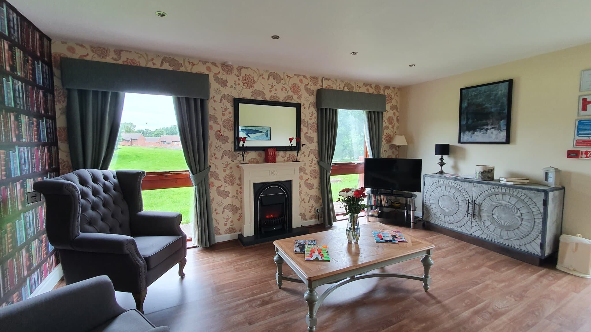 Lounge at Maple Lodge Care Home