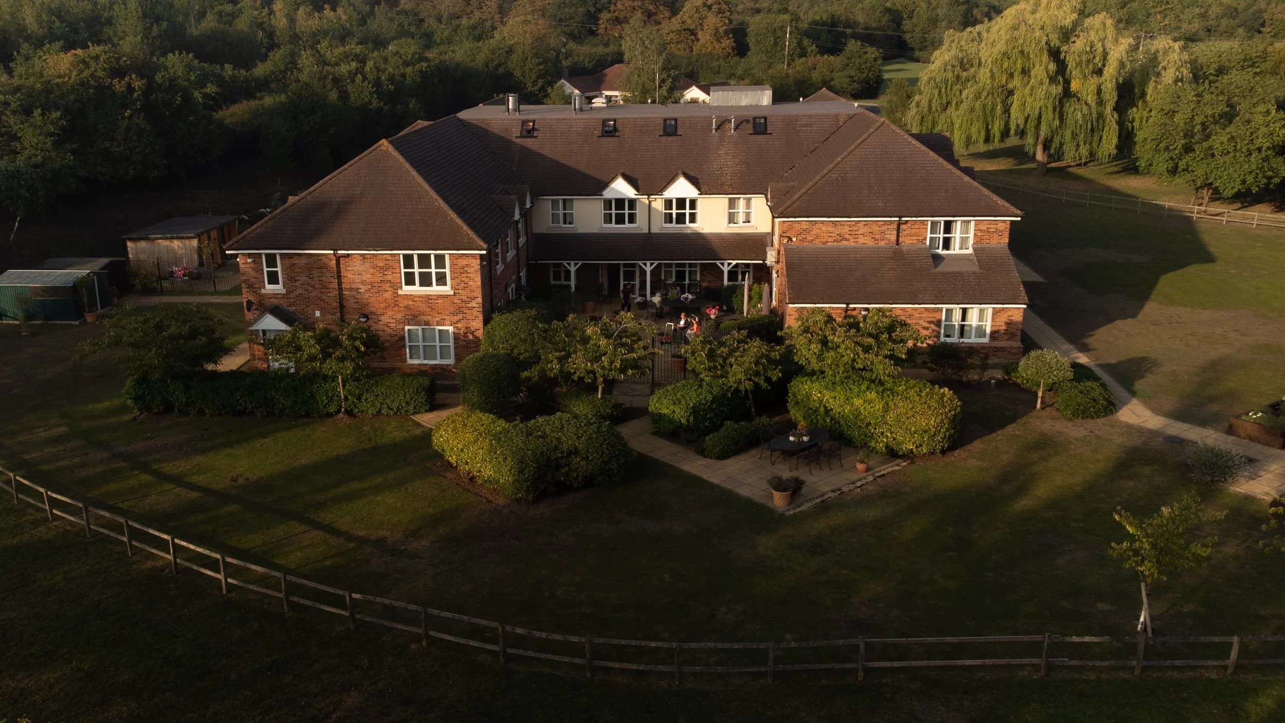 Exterior and grounds at Meadowbanks Care Home