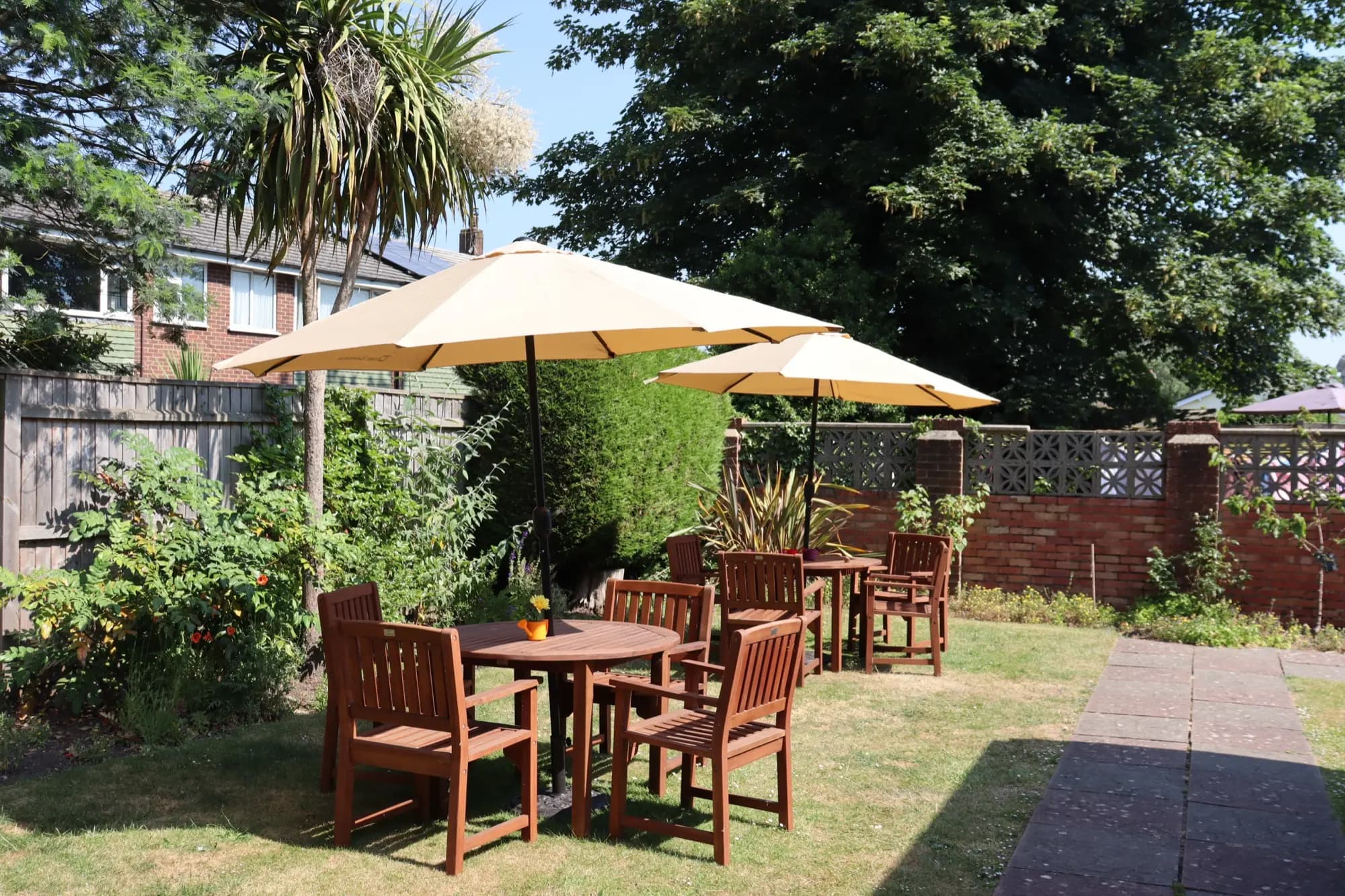Garden at Naseby Care Home