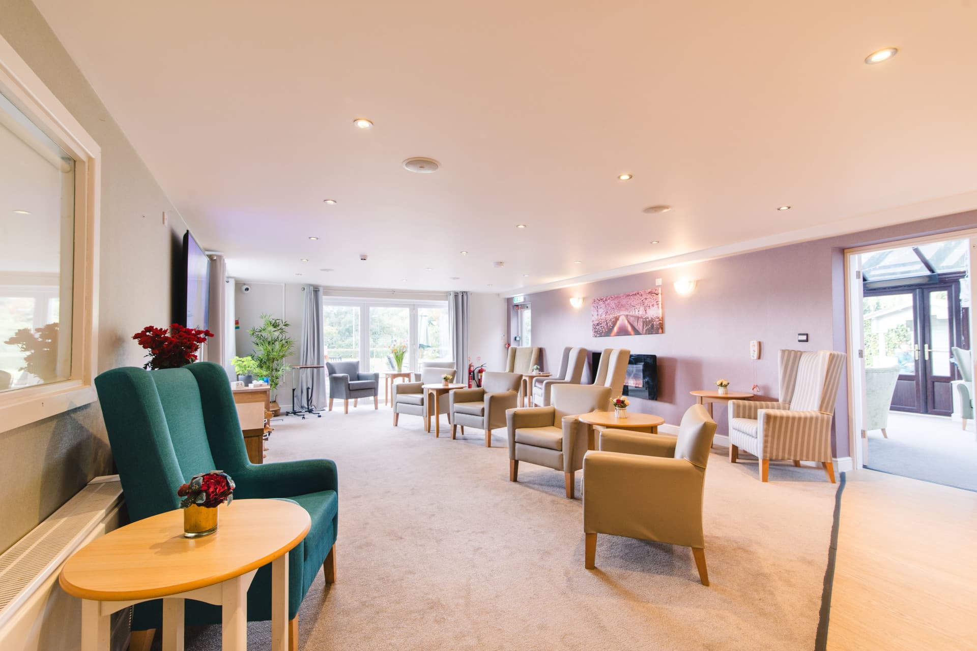 Lounge at Nottingham Care Village Ltd