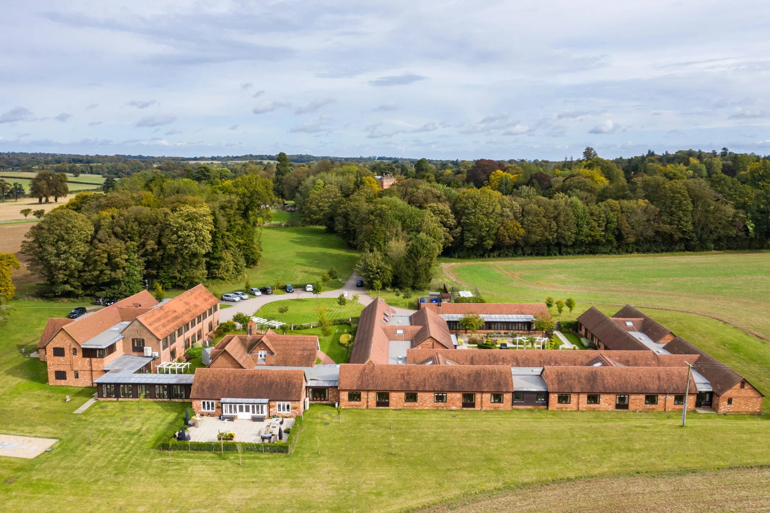 Exterior and grounds at Oak Lodge