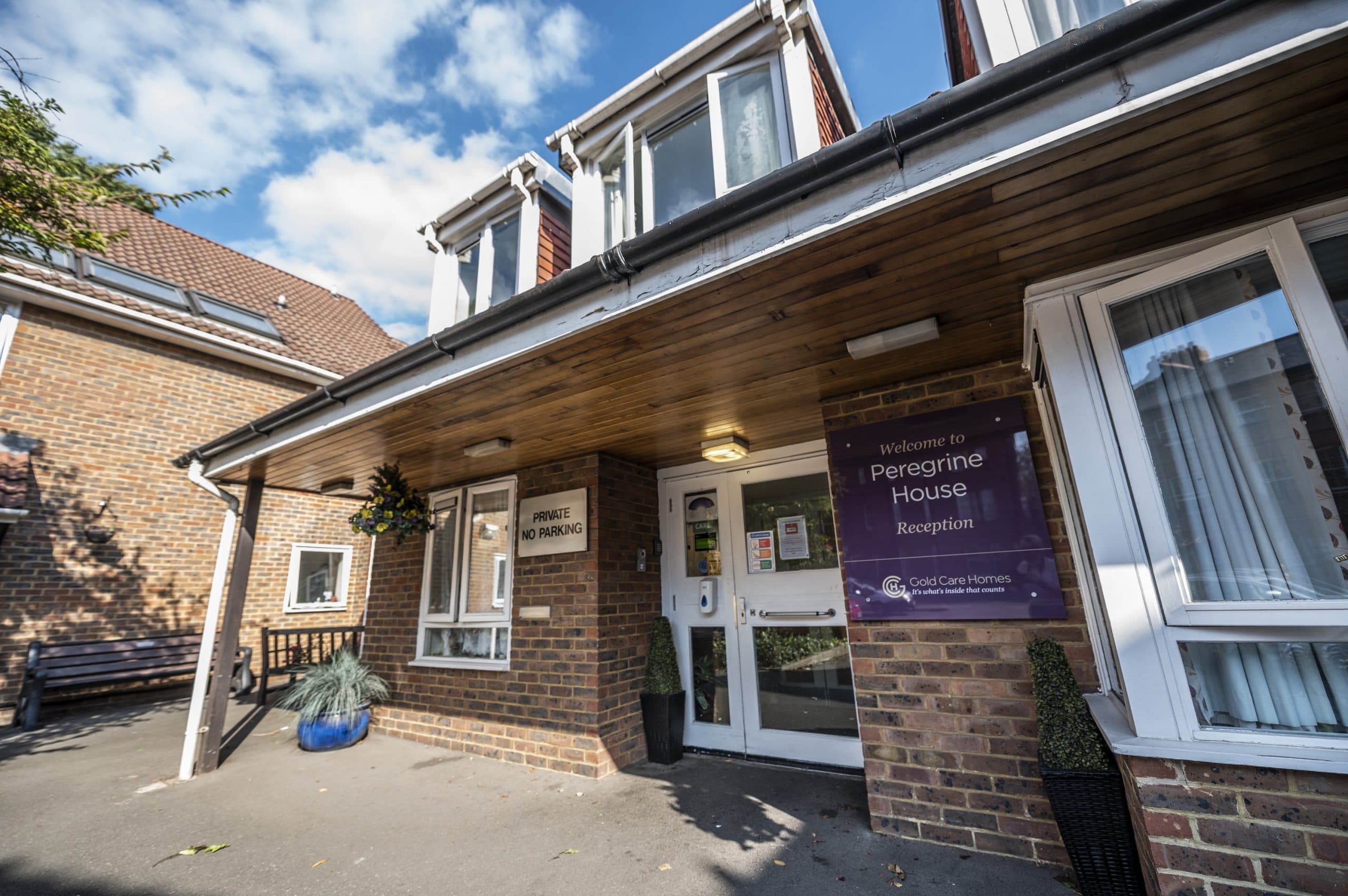 Entrance at Peregrine House