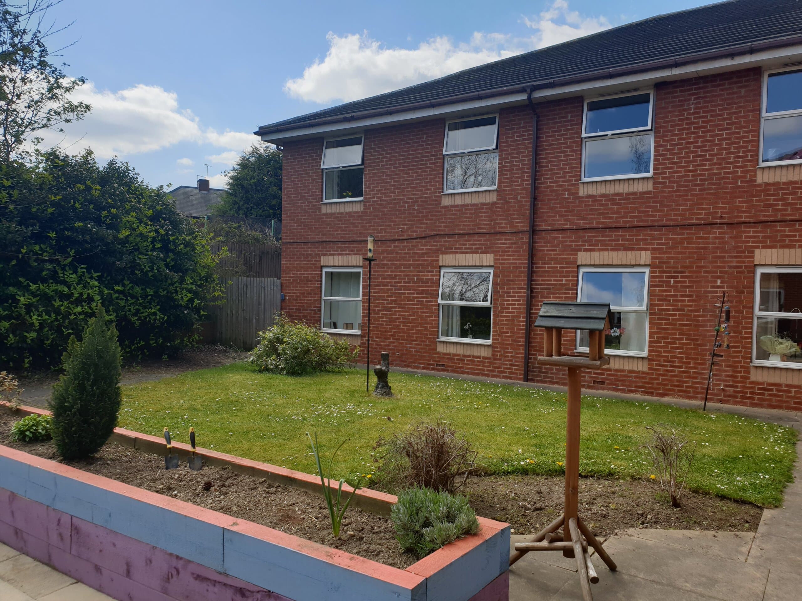 Exterior and garden at Priory Gardens